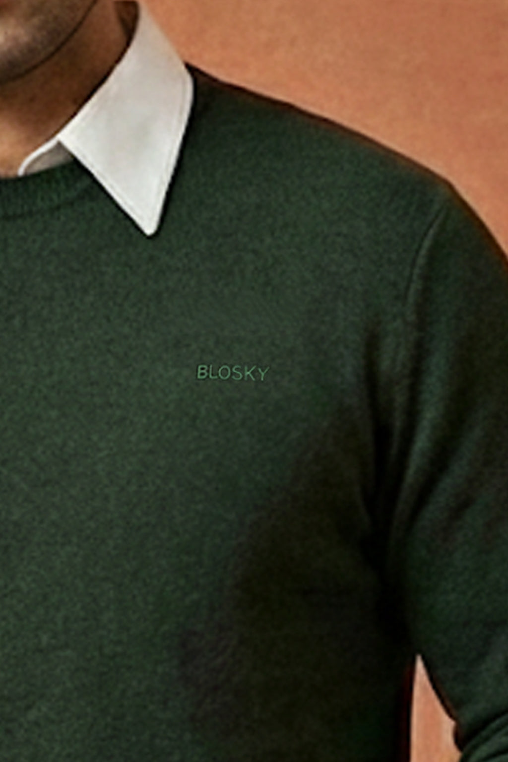 Basil Green Textured Pullover