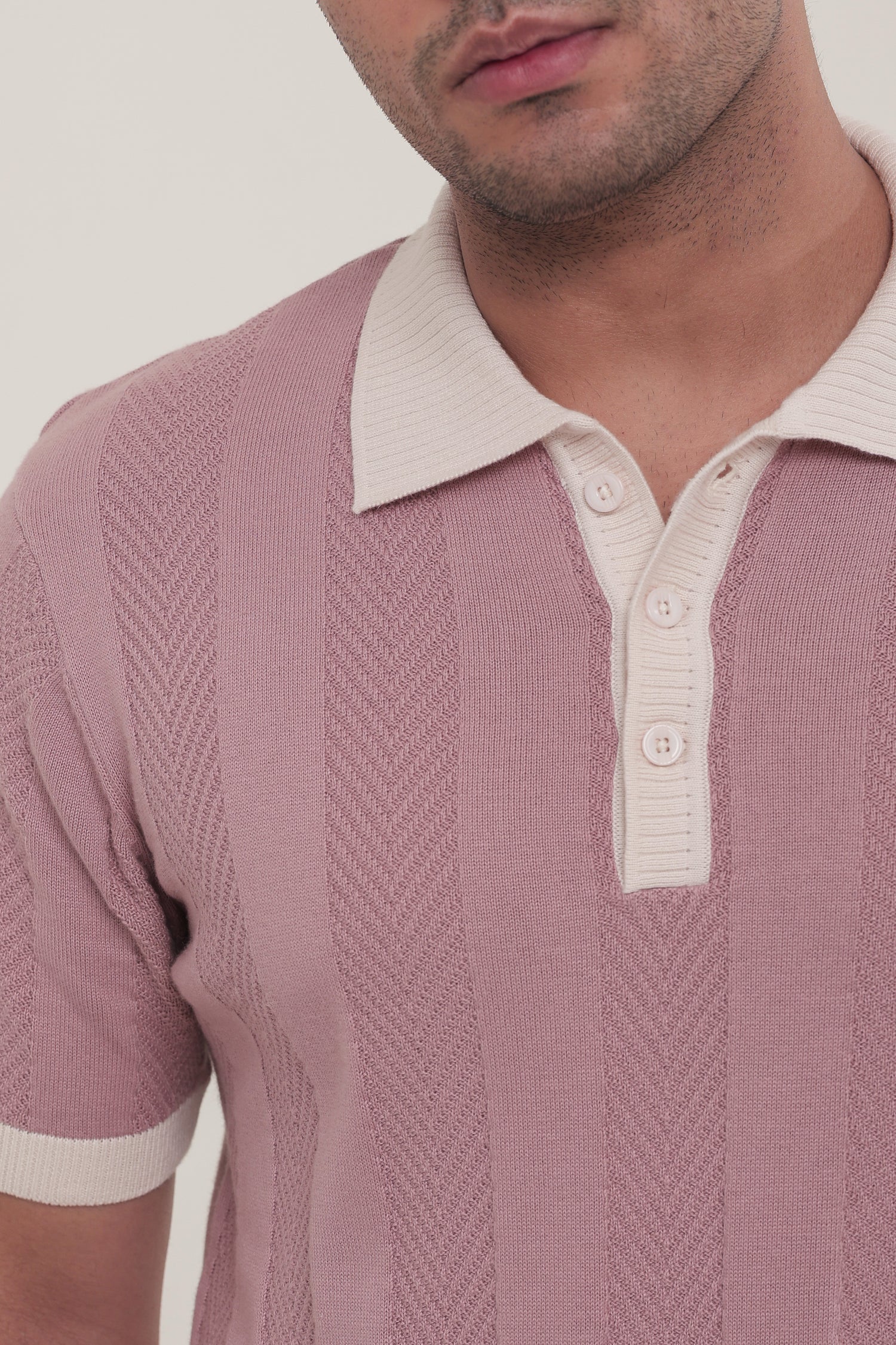 Rosewood Textured Polo