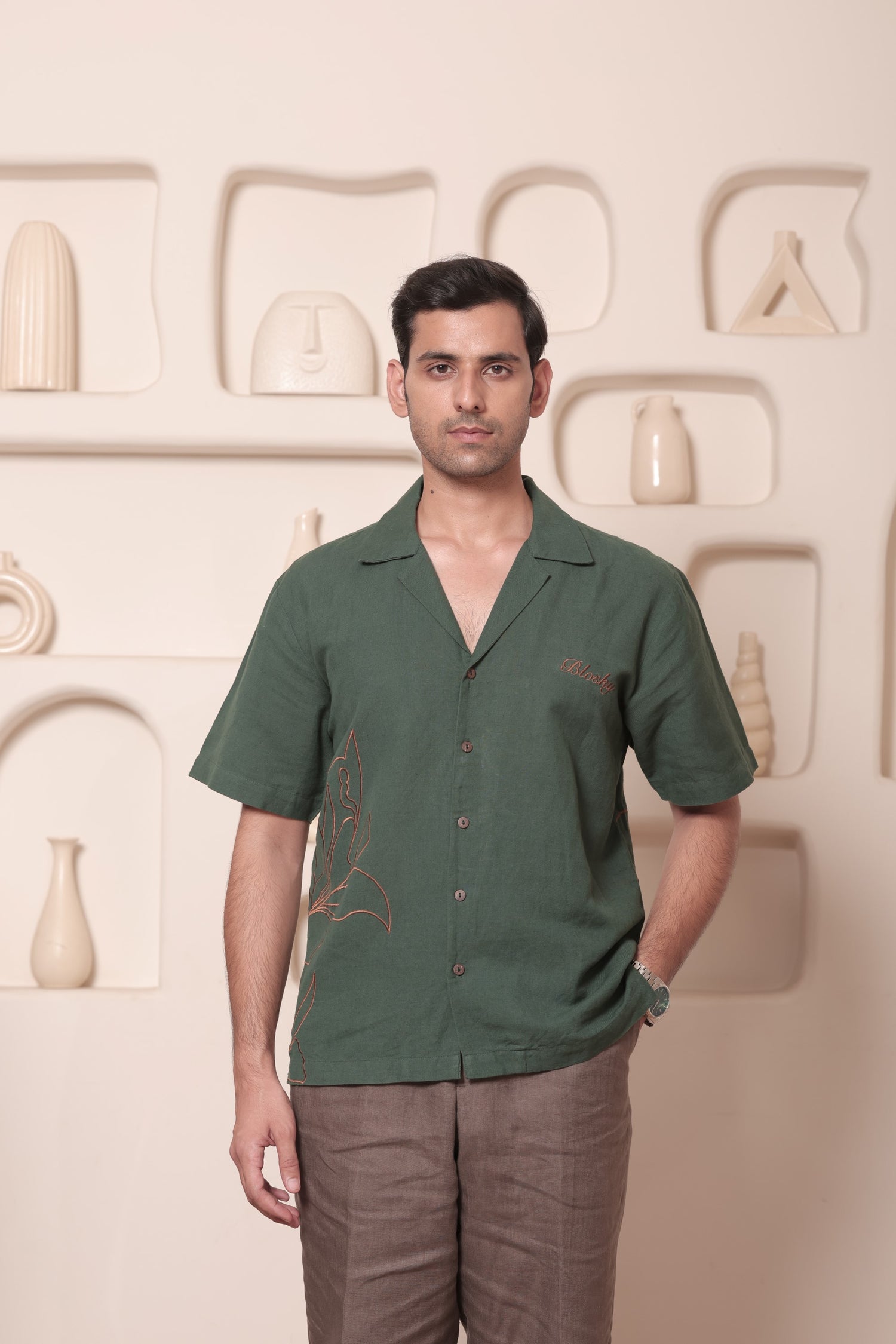 Emerald Hemp Resort Shirt