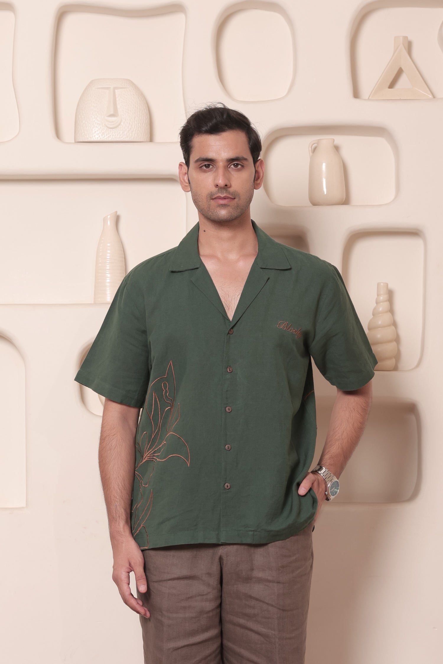 Emerald Hemp Resort Shirt