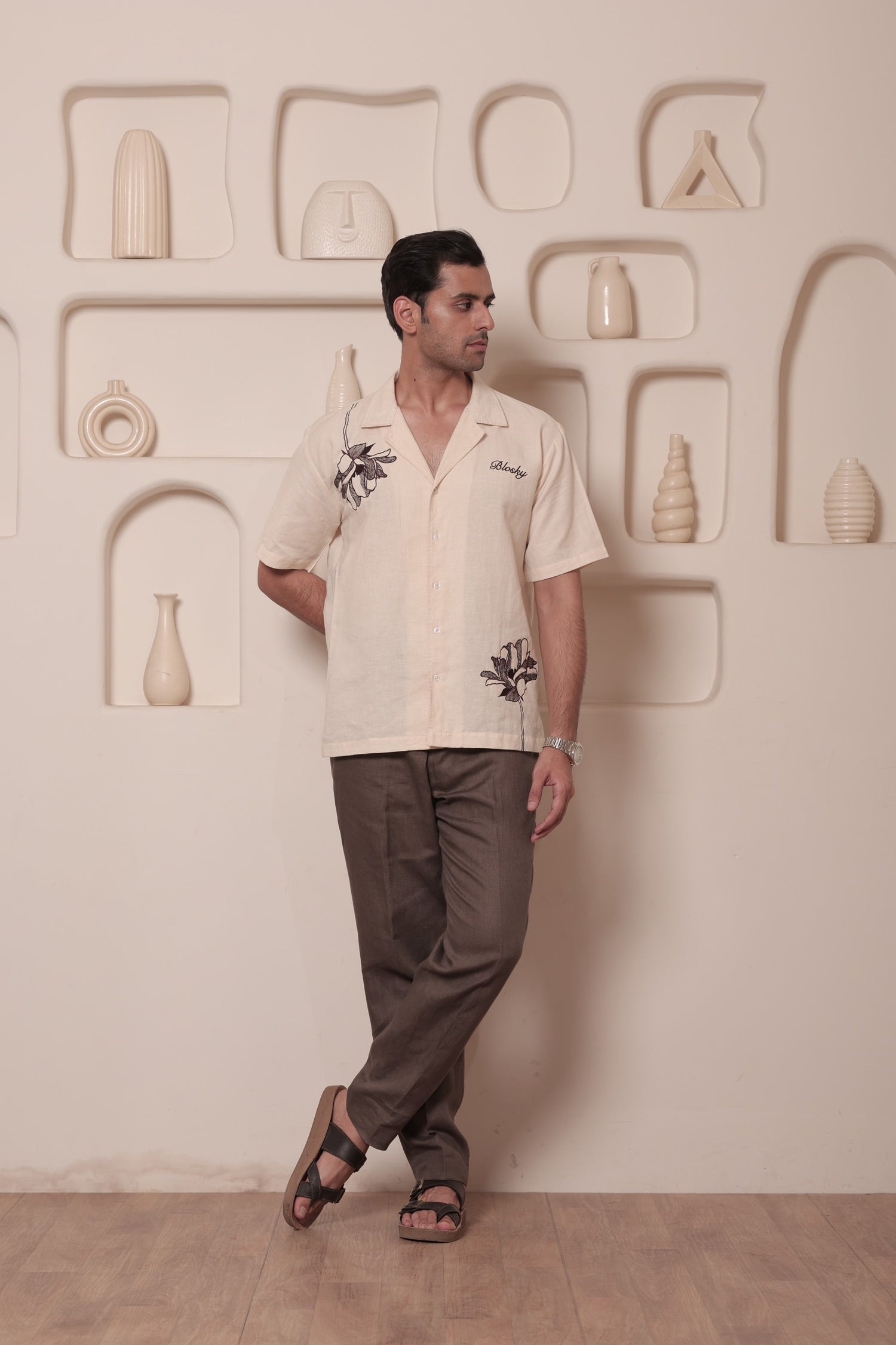 Seashell Hemp Resort Shirt